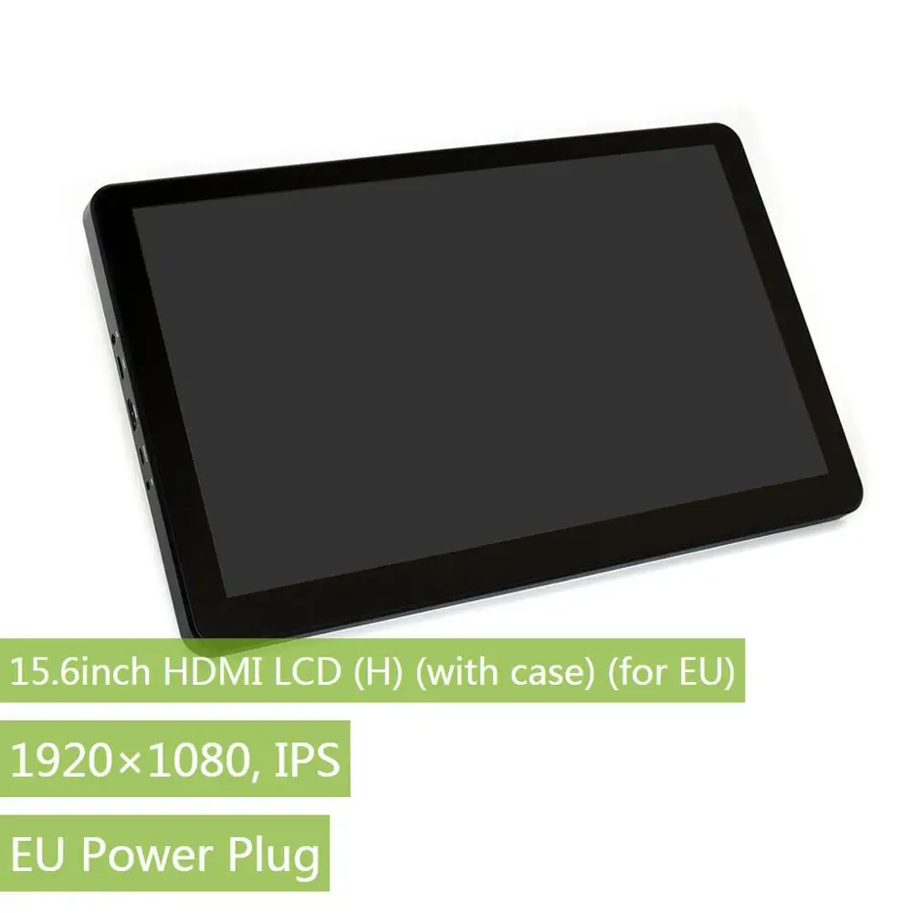 

Waveshare 15.6inch IPS 1920*1080 Capacitive Touch Screen LCD with Toughened Glass Cover HDMI Display for Raspberry Pi BB Black