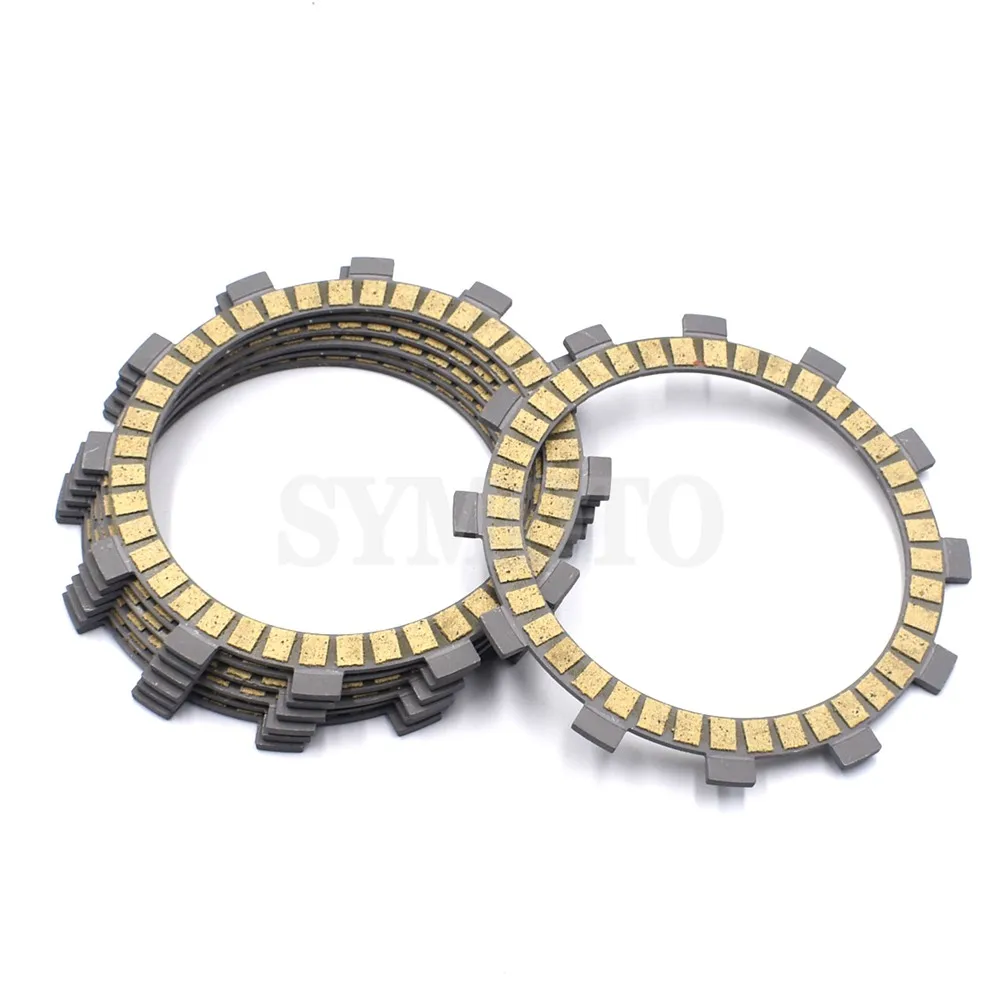 7 PCS Motorcycle Friction Clutch plates disc For SUZUKI LX250L  K2,K3,K4,K5 250SB 2002-2005 LX 250L Motorbike Part