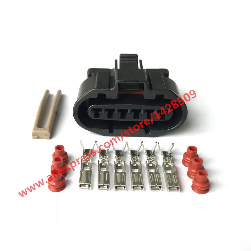 

50 Sets MG640547-5 6 Pin Female MAF Sensor And Ignition Distributor For Mitsubishi Automotive Connector Car Plug