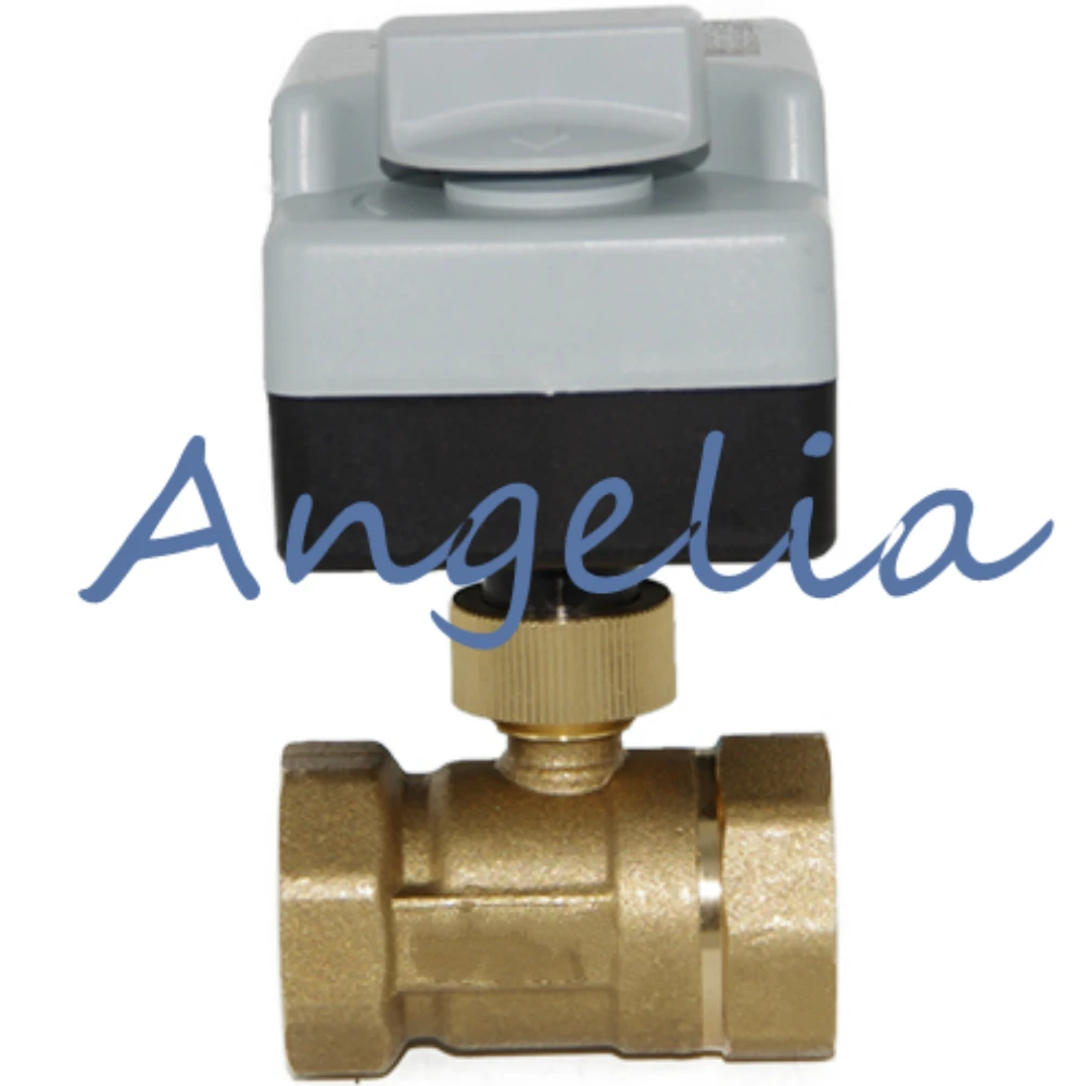 

AC220V G11-2" BSP DN40 Brass 2 Way Manual and Automatic Motorized Ball Valve Electrical Actuator