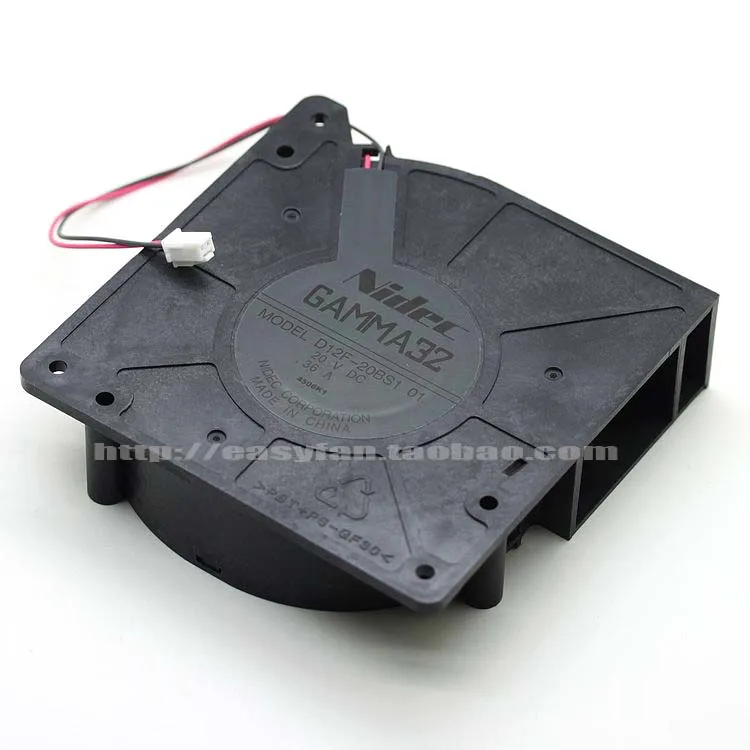 

Nidec D12F-20BS1 01 DC 20V 0.36A 120X120X32mm Server Cooling Fan