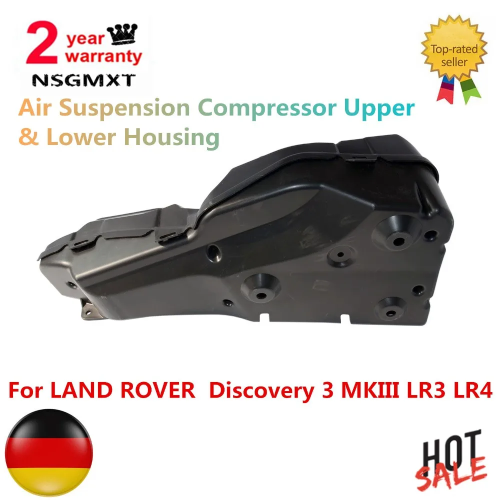 AP03 Air Suspension Compressor Upper Lower Housing For LAND ROVER  Discovery 3 MKIII LR3 LR4 LR038118 LR038148 RQG500130