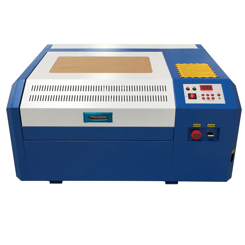 Free shipping 4040 co2 laser engraving machine diy mini laser cutting machine cutting plywood Coreldraw support 50w 60w optional