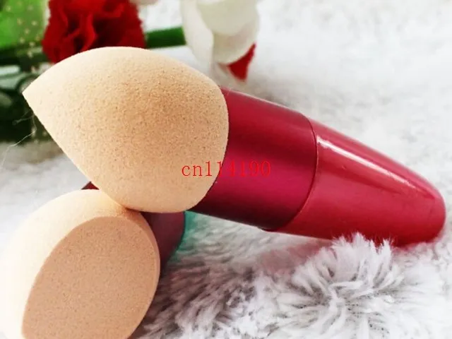 500pcs/lot FreeShipping 5 colors Makeup Brushes Set Liquid Cream Foundation Sponge Brush Cosmetic Puff