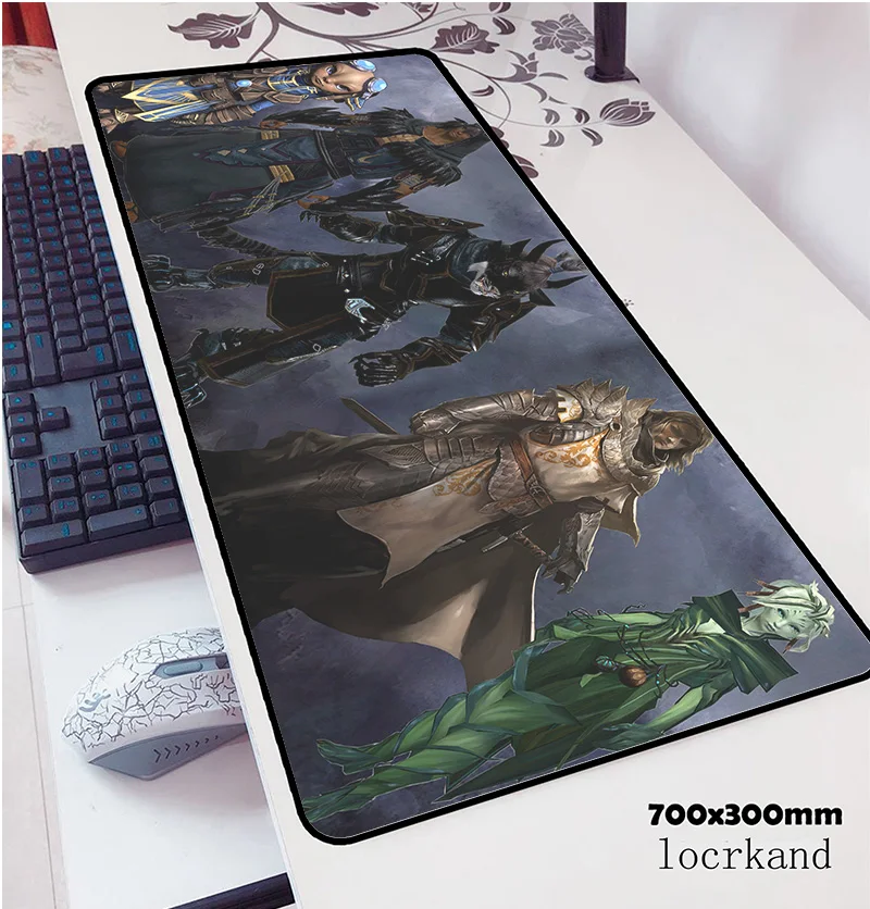 guild wars 2 mouse pad 700x300x3mm pad mouse notbook computer padmouse Popular gaming mousepad gamer to keyboard mouse mats