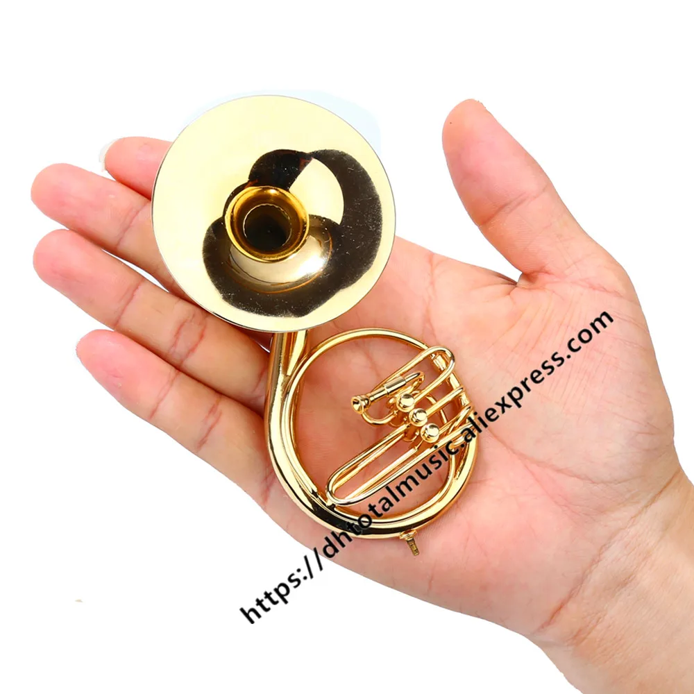 Dh Miniature Sousaphone Model Mini Musical Instrument Music lovers fans Ornaments Birthday Christmas Gift Home decoration