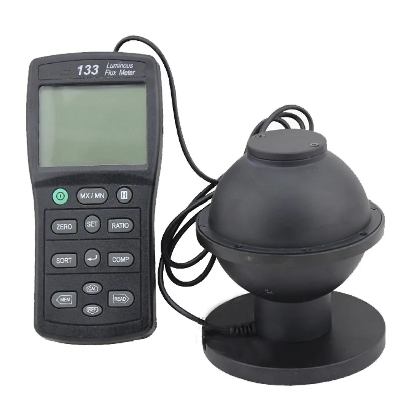 Digital Luminous Flux Meter High Sensitivity Auto ranging from 0.05 to 7000 Lumens illuminators Light Meter High Performance