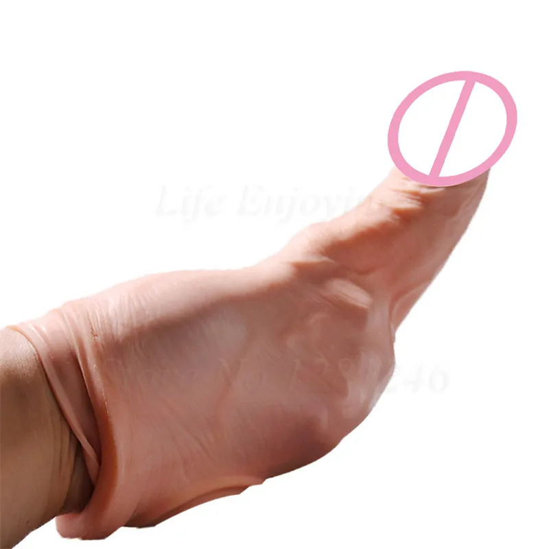 Thick Reusable Condom Dildo Cock Ring Enhancer Realistic Big Male Penis Sleeve Extender Enlargement Delay Time Sex Toys For Men