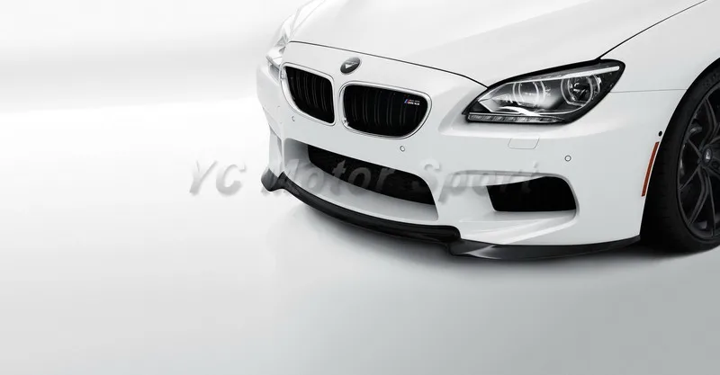 Car Accessories Carbon Fiber VRS Style Front Lip Fit For 2012-2014 F06 F12 F13 M6 Front Bumper Lip Car-styling