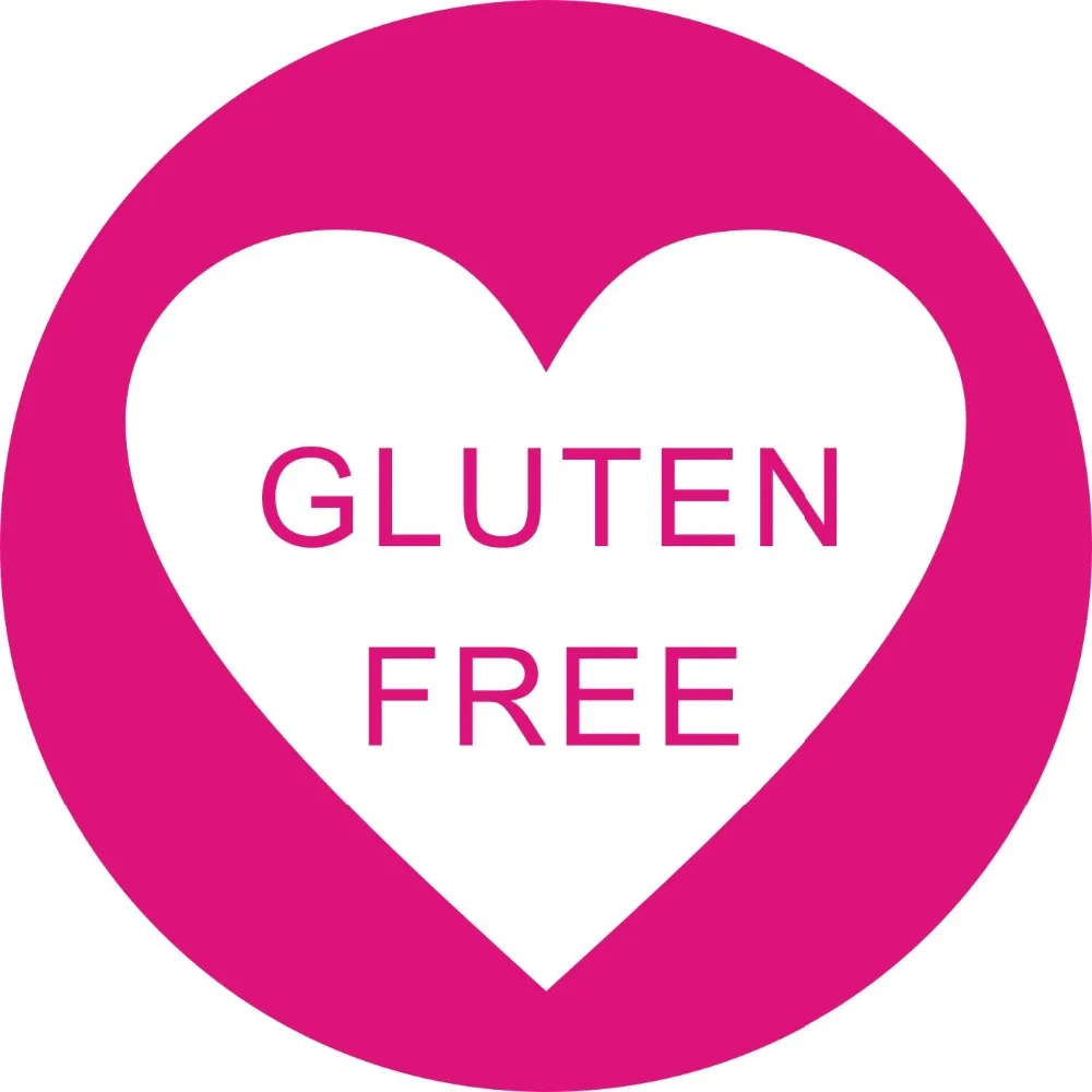 new! Gluten Free Allergy Safe Culinary Label Stickers Food label 2.5cm 200pcs Free shipping