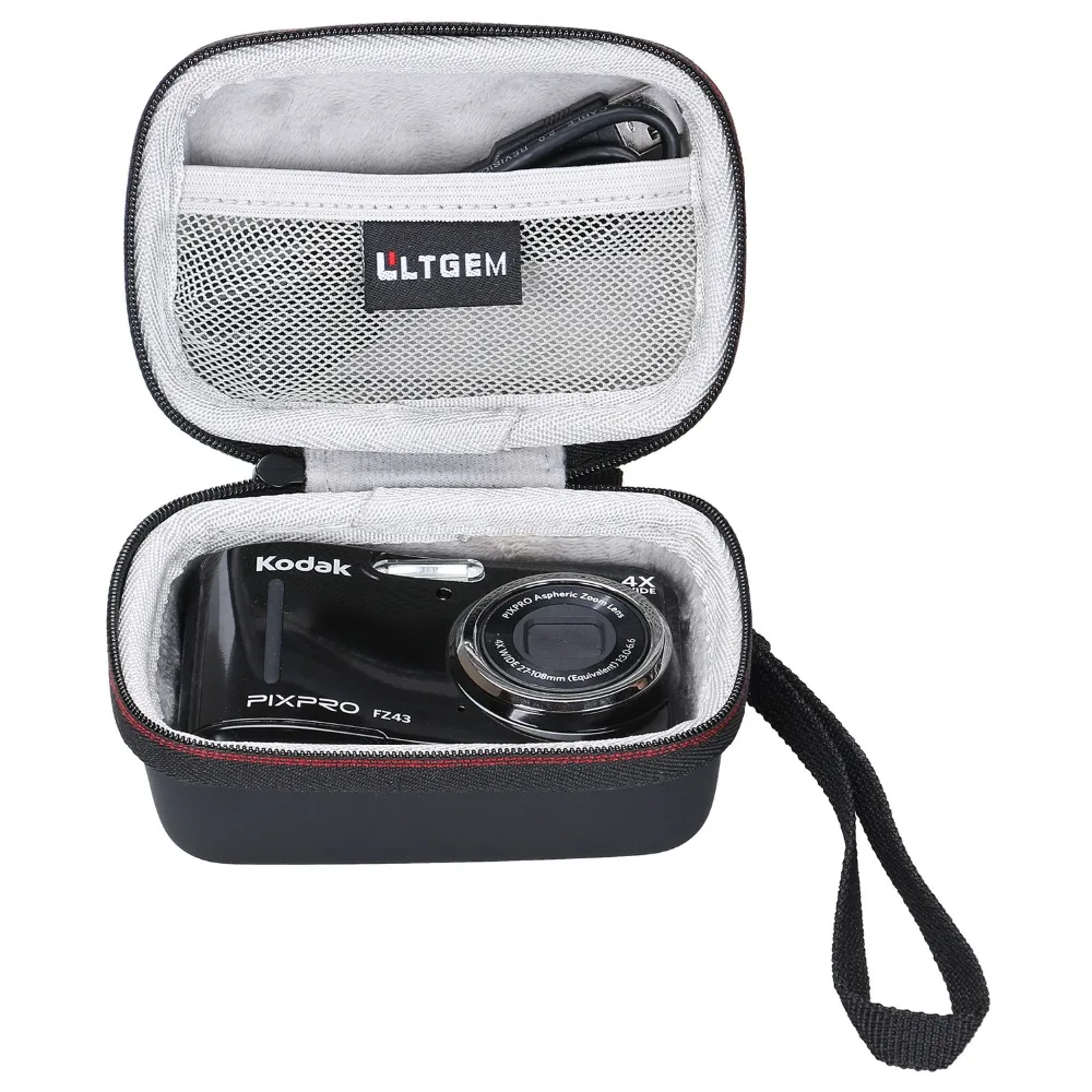 LTGEM EVA Hard Case for Kodak PIXPRO Friendly Zoom FZ43 16 MP Digital Camera - Travel Protective Carrying Storage Bag