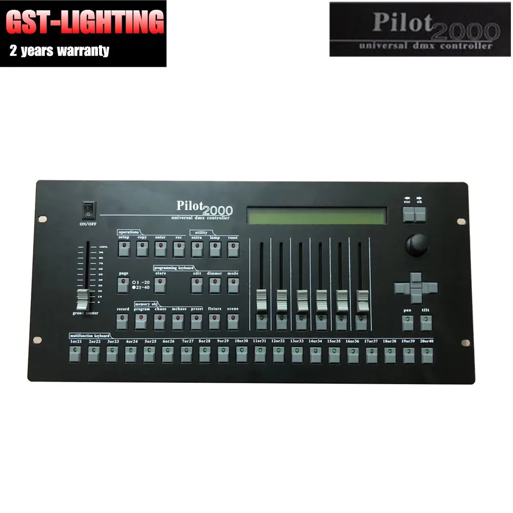 Free Shipping DMX Pilot 2000 controller For Stage Light Moving Head Light