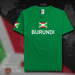 Burundi Burundian men t shirt 2019 jerseys nation team tshirt 100% cotton t-shirt new Short Sleeve country sporting clothing BDI