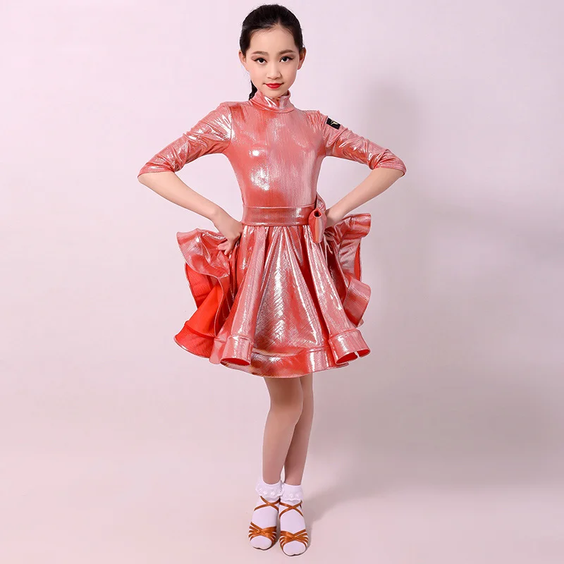 

Latin Dance Dress Girls Profession Latin Competition Dress Kids Latin Dance Practice Clothes Children's Latin Dance Wear DQL539