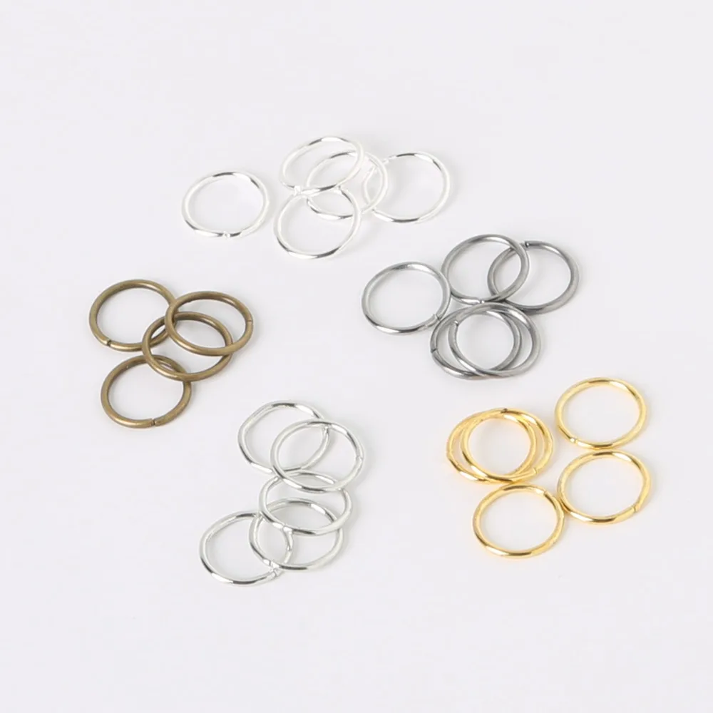 

High Quality 500pcs/lot 0.6*4mm Iron Single Loops Open Jump Rings Split Rings Metal Jewelry Findings for DIY Necklace Bracelet