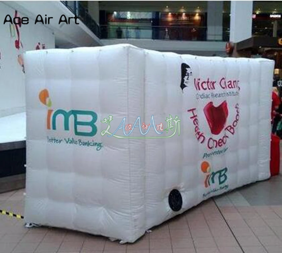 

Customized Inflatable Wall System Nice U Shape Exhibition Stands Inflatable Wall Divider System for Temprary Room no Lights