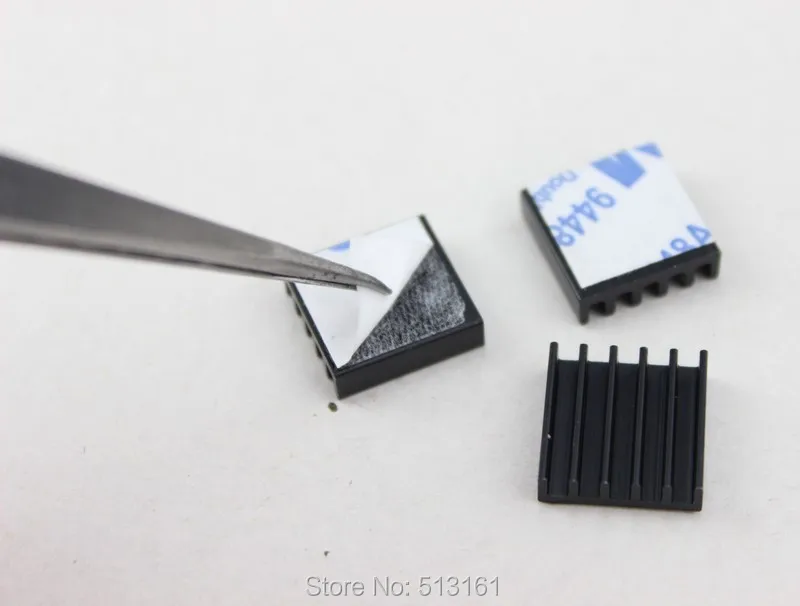 50 stücke 14x14x4mm Kühlung Kühler Kühlkörper Kühler Aluminium Kühlkörper