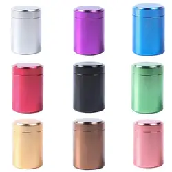 80ml Metal Aluminum Sealed Cans Portable Travel Tea Caddy Airtight Smell Proof Container Stash Jar