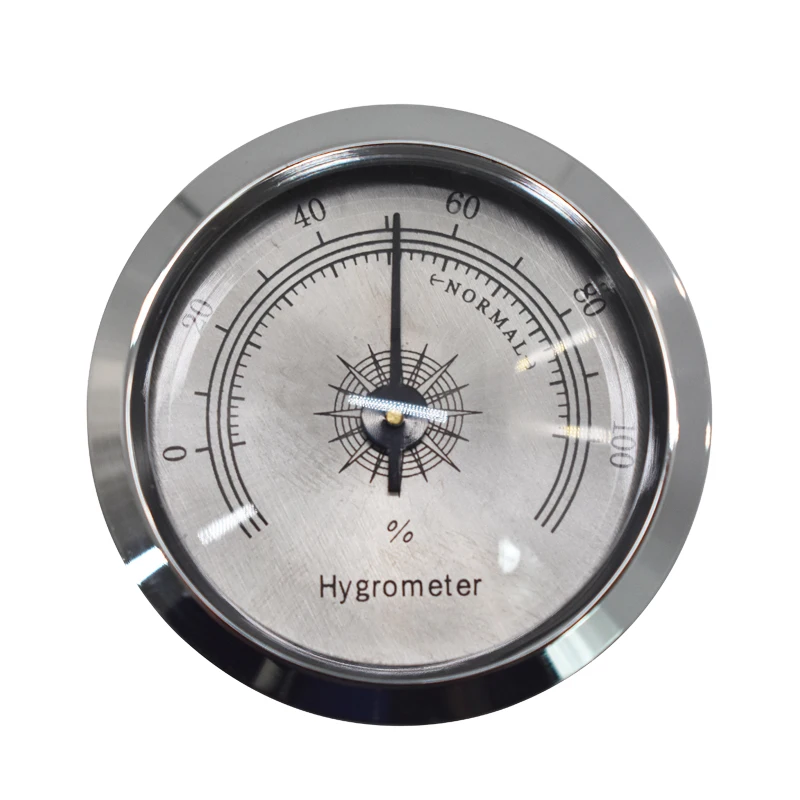 Precision Cigar Hygrometer Accurate Portable Mini Mechanical Humidor Hygrometers Round Humidity Detector Accessories For Cigars