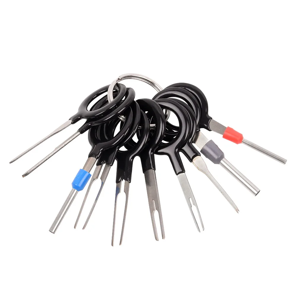 WHDZ 11Pcs/set  Terminal Removal Tools Car Electrical Wiring Crimp Connector Pin Extractor Kit for Car Plug Repair Tool