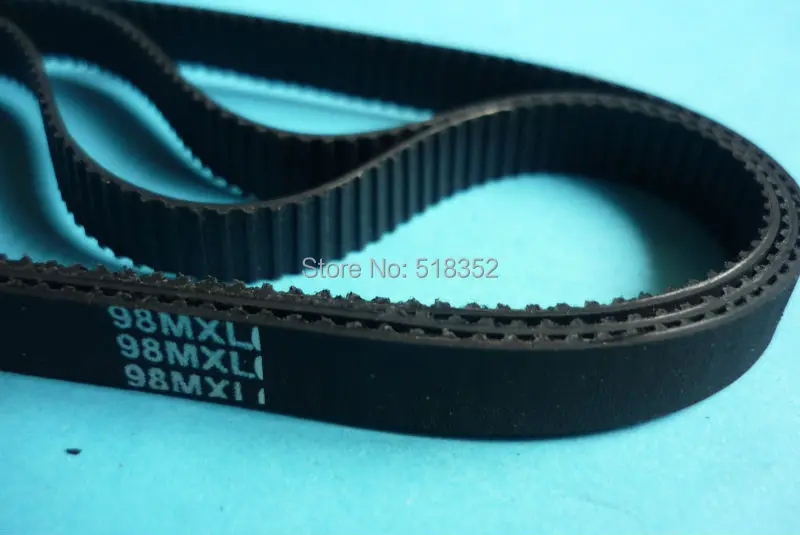 

98MXL/ B123MXL 8mm Width Black Synchronous Timing Belt for EDM Drilling Machine Parts