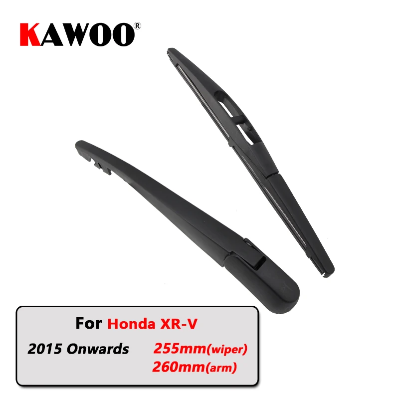 

KAWOO Car Rear Wiper Blade Blades Back Window Wipers Arm For Honda XR-V Hatchback (2015 Onwards) 255mm Car Accessories Styling