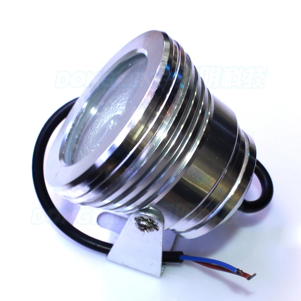 4 stücke silber körper unterwasserbeleuchtung aquarium rgb AC85-286V 3 Watt unterwasser led-leuchten boot flache linse unterwasser pool lichter