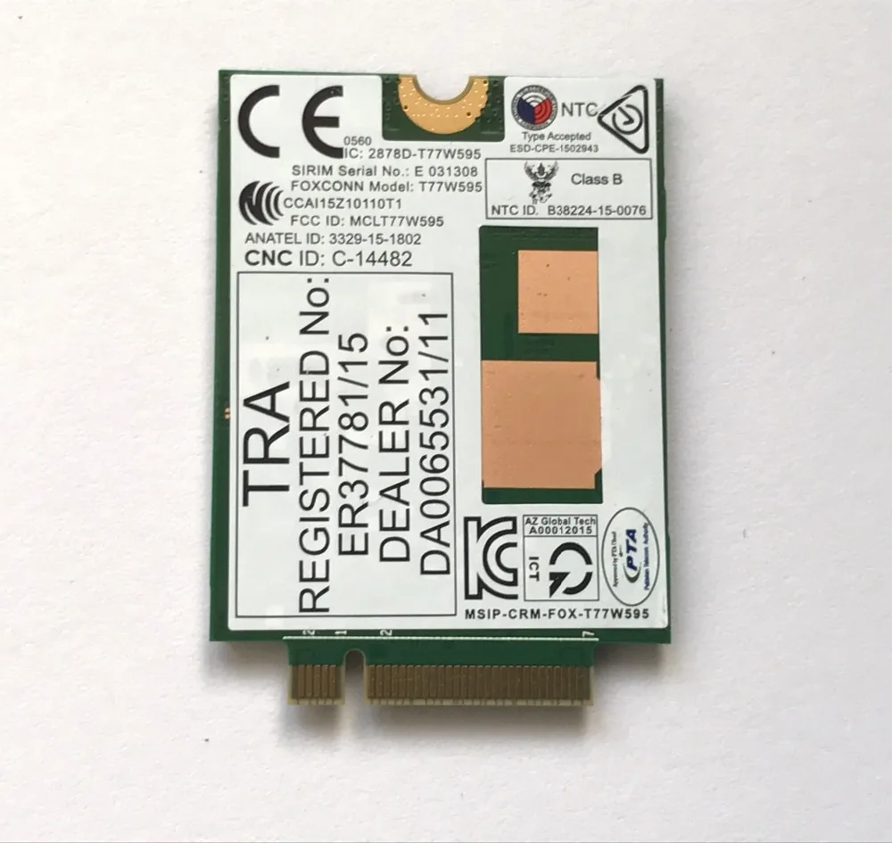 lt4120 X5 LTE T77W595 796928-001 4G WWAN M.2 150Mbps LTE Modem For HP Elite x2 840 850 G3 640 650 645 G2