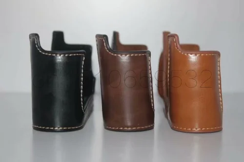 Camera Bag Case Voor Leica CL PU Leer Half Body Set Cover Met Batterij Opening, Gratis Verzending