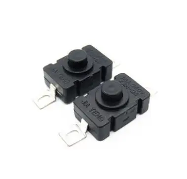 10pcs KAN-28 1.5A250V Flashlight Switches Self Locking SMD Type 18 x 12mm Push Button Switches 1812-28A