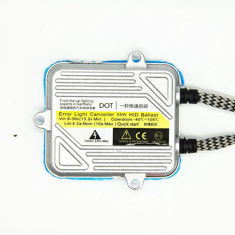 1pc 12v 55w  xenon ballast digital hid lamp h4 h7 h11 880 881 H27 9005 9006 adapter