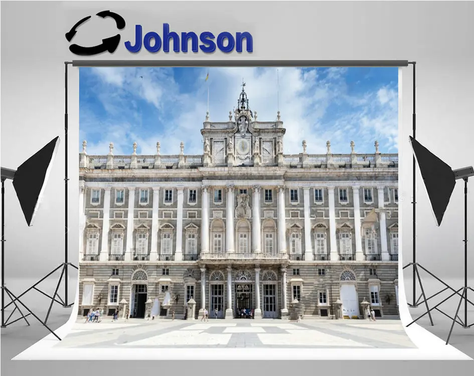 

Royal Palace Madrid Spain backdrops High quality Computer print wedding background