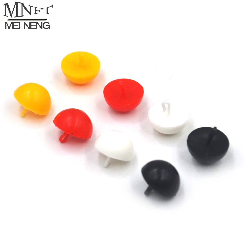 MNFT 12Pcs Sight Stops Plastic Baits Granular Carp Fishing Lures With Little Plastic Hook