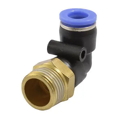 

10mm Hole 1/8" PT 1/4" PT 3/8" PT 1/2" PT Threaded Pneumatic Quick Fitting Joint Connector PL10-01 PL10-02 PL10-03 PL10-04