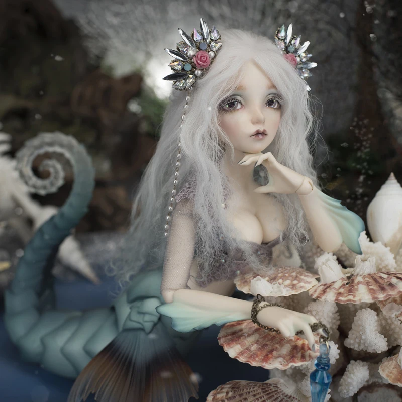 BJD  SD doll 1/4A hippocampus A birthday present High Quality Articulated puppet Toys gift Dolly Model nude Collection