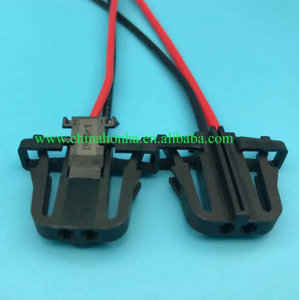 20/50/100 pcs 2 Pin female Car Plug for License plate lamp Car door connector 1J0 971 972 1J0 971972 with wire or without wire