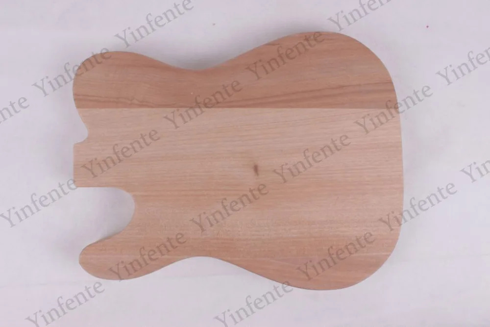 New Unfinished Guitar body TL Electric Mahogany Fine Flame Maple Veneer