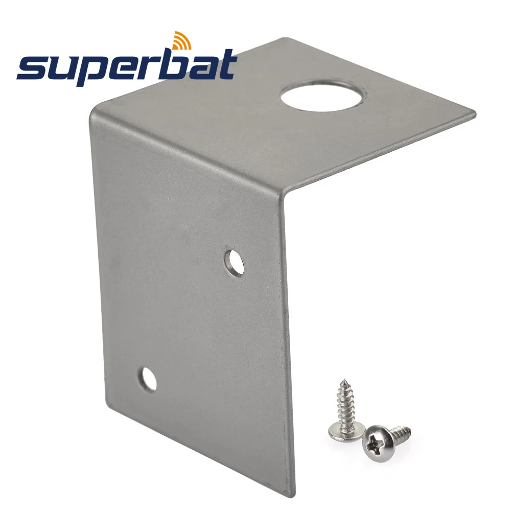 Superbat Antenna Mounting Base Through Hole Mount L Bracket 11.88mm Diameter Hole for HCO Spartan GoCam BolyGuard MG983G-30M