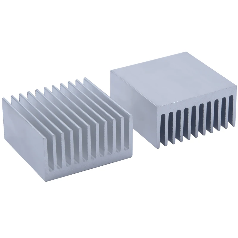 5pcs 40*40*20mm 70*40*20mm 80*40*20mm for IC LED Power Transistor Aluminum Heatsink Grille Shape Radiator Heat Sink Chip Cooler