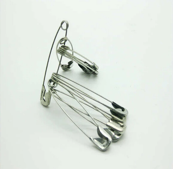 

1000pcs 1.8cm/18mm Colored Small Silver Hijab Stainless Steel Safety Pins Pins Needles