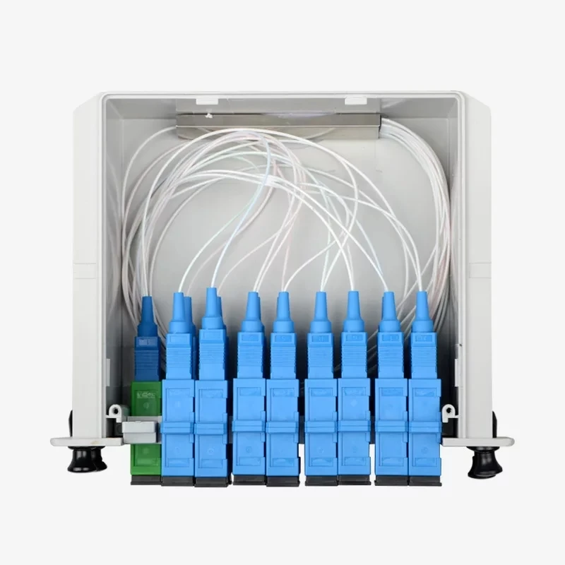 5 stücke 1x16 LGX box faser Splitter GEPON FTTH SM SC/APC 1*16 PLC optische koppler Kassette Telecom GPON ELINK Plannar wellenleiter