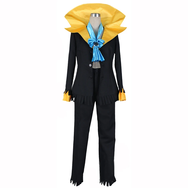 

Cosplay One Piece Dead Bones Brook Cosplay Cosplay black Costume coat+pant 11