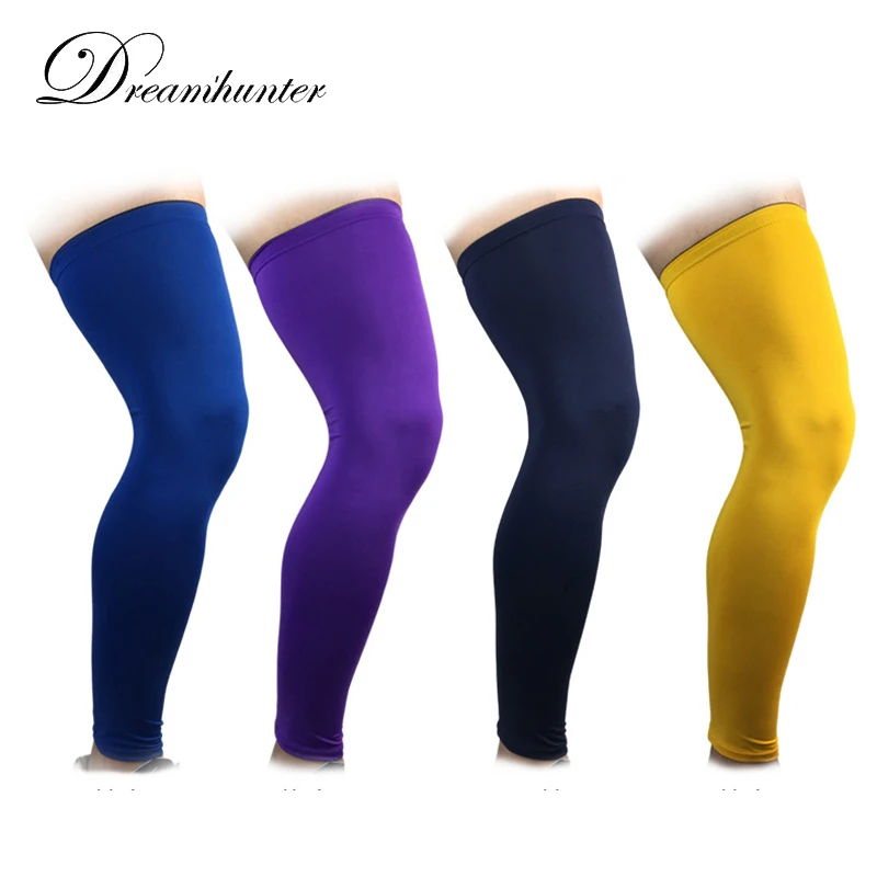 1 Pair Lengthen Leg Warmer Compression Leggings Cycling Extended Breathable Knee Pads Men Women Kneepad Uv Protective Support