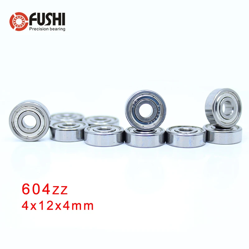 

604ZZ ABEC-5 (100PCS) 4x12x4 MM Miniature Ball Bearings 604ZZ EMQ Z3V3