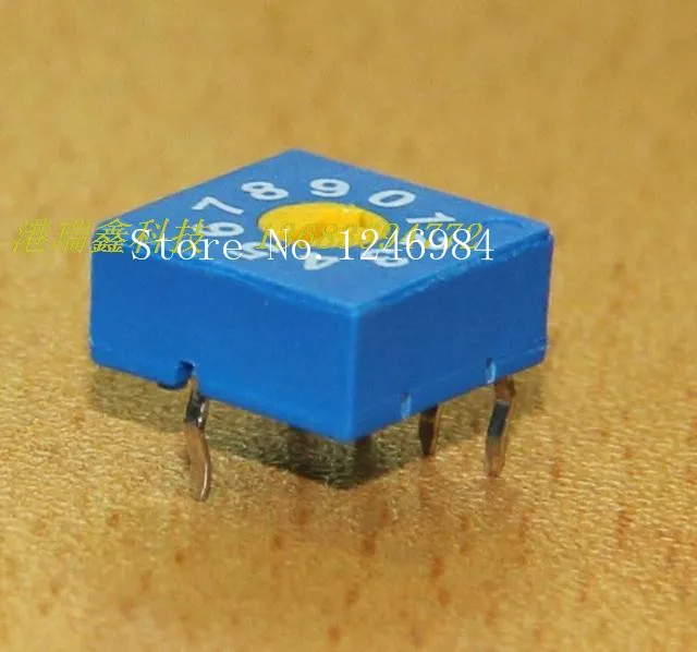 

[SA]Electronic switch Taiwan ECE one hundred feet capacity transcoding 0-94-1 10 rotary switch ERD410RSZ--20pcs/lot