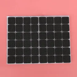 48 Pcs Non-slip Self Adhesive Furniture Rubber Table Chair Feet Pads Round Square Sofa Chair Leg Sticky Pad Floor Protectors Mat