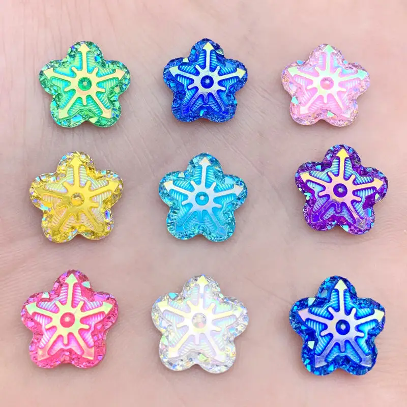 50pcs14mm Flower Tree Special Shaped Diamond Painting Needlework Rhinestone 5d Drill DIY Crystal Painting