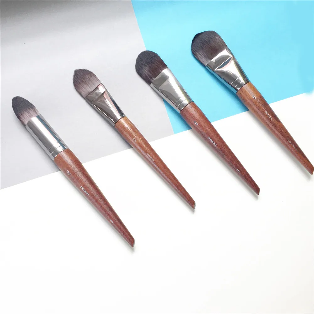 Foundation Brush Large-108 Medium-106 Small-104 Precision-100 for Cream Liquid Foundation- Beauty makeup Blending Tools