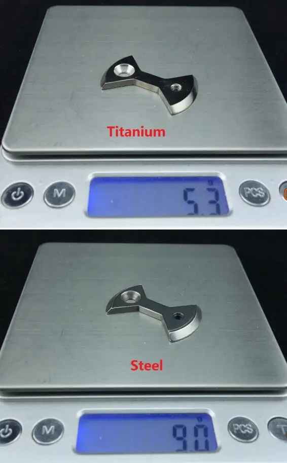 Titanium/Ti Pedal Plate/Bow tie* 4pc fit SpeedPlay Zero&Light Action-4 color