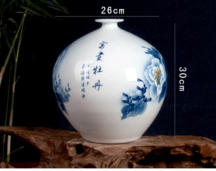 

Jingdezhen ceramic vase lotus ball bottle hand-painted ceramic vase household act the role ofing is tasted mesa specials